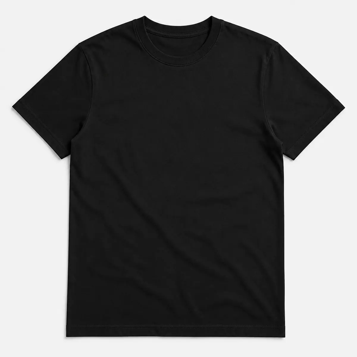 White Rose Men's Cotton Round-Neck T-Shirt product view